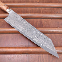 Nigara Hamono SG2 240mm Kiritsuke Gyuto Damascus Stabilized Maple Burl Western Handle