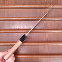 Hatsukokoro Kurokaze 210mm Gyuto Stainless Clad Shirogami 2 Walnut