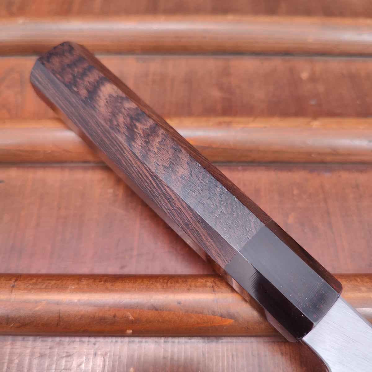 Hatsukokuro Nakagawa 210mm Gyuto Aogami 1 Damascus Ebony Handle