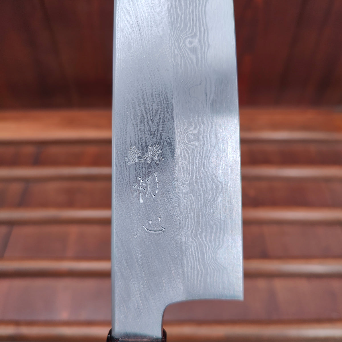 Hatsukokuro Nakagawa 210mm Gyuto Aogami 1 Damascus Ebony Handle