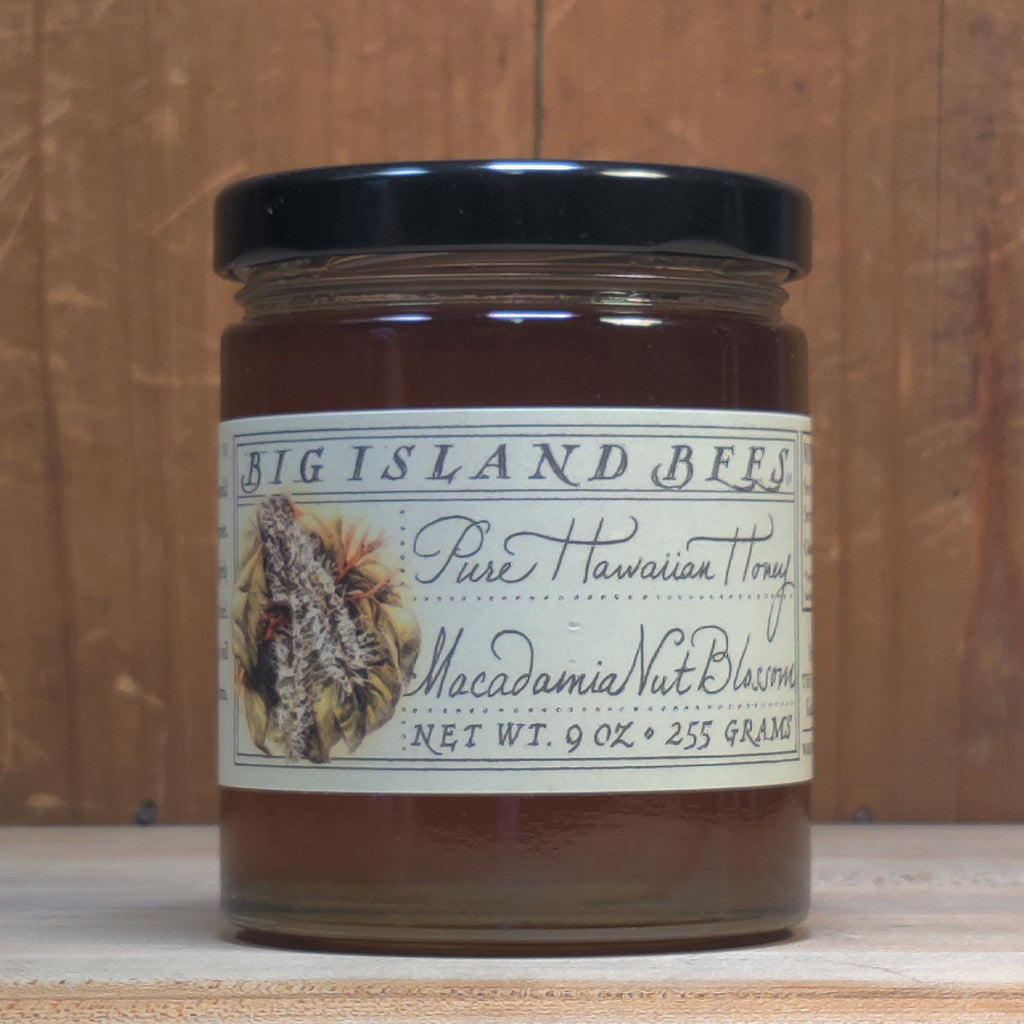 Big Island Bees Macadamia Nut Blossom Honey 9oz Bernal Cutlery