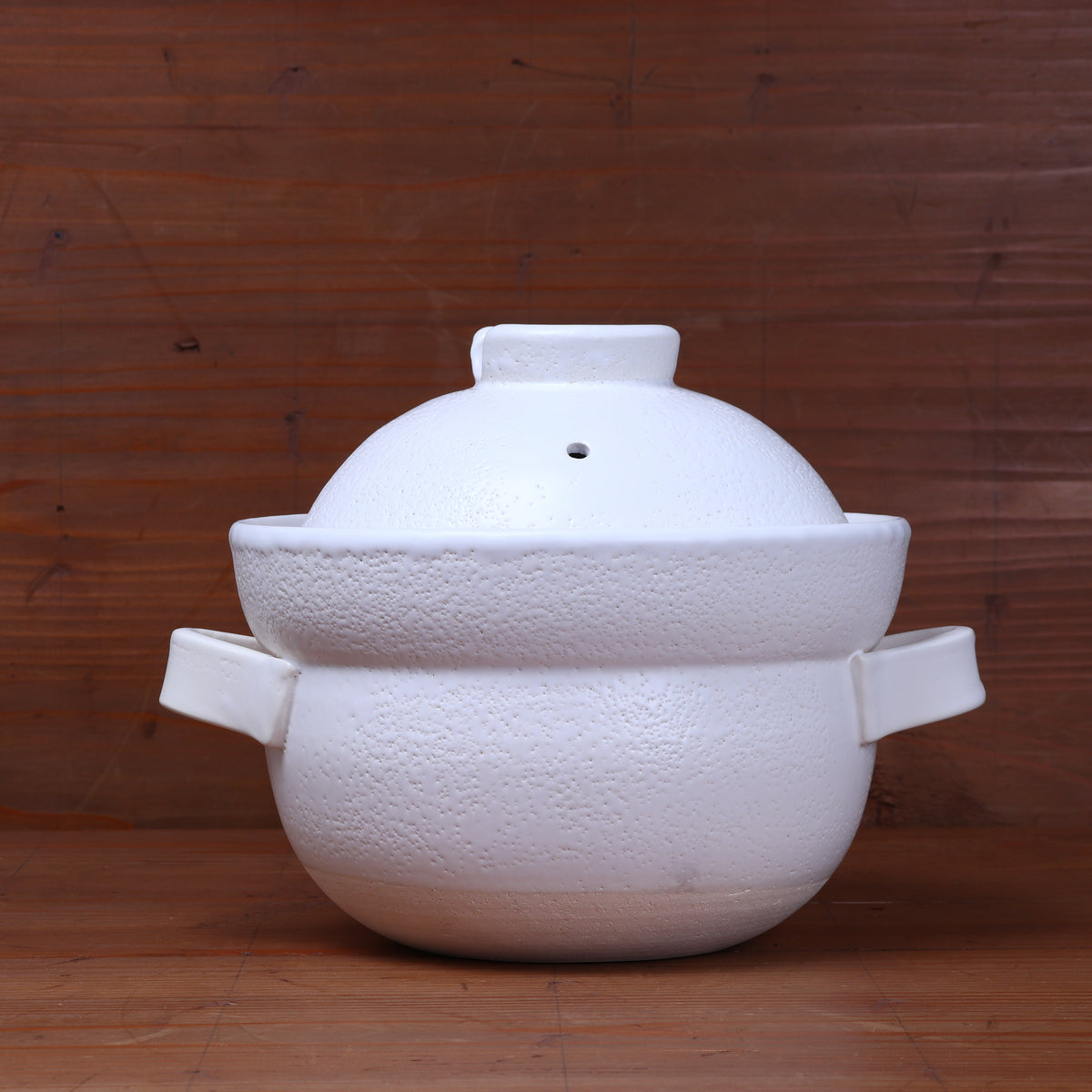 Limited Edition Daikoku Banko Ware Rice Donabe - White Fog