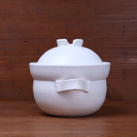 Limited Edition Daikoku Banko Ware Rice Donabe - White Fog