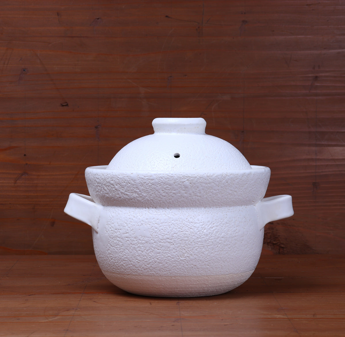 Limited Edition Daikoku Banko Ware Rice Donabe - White Fog