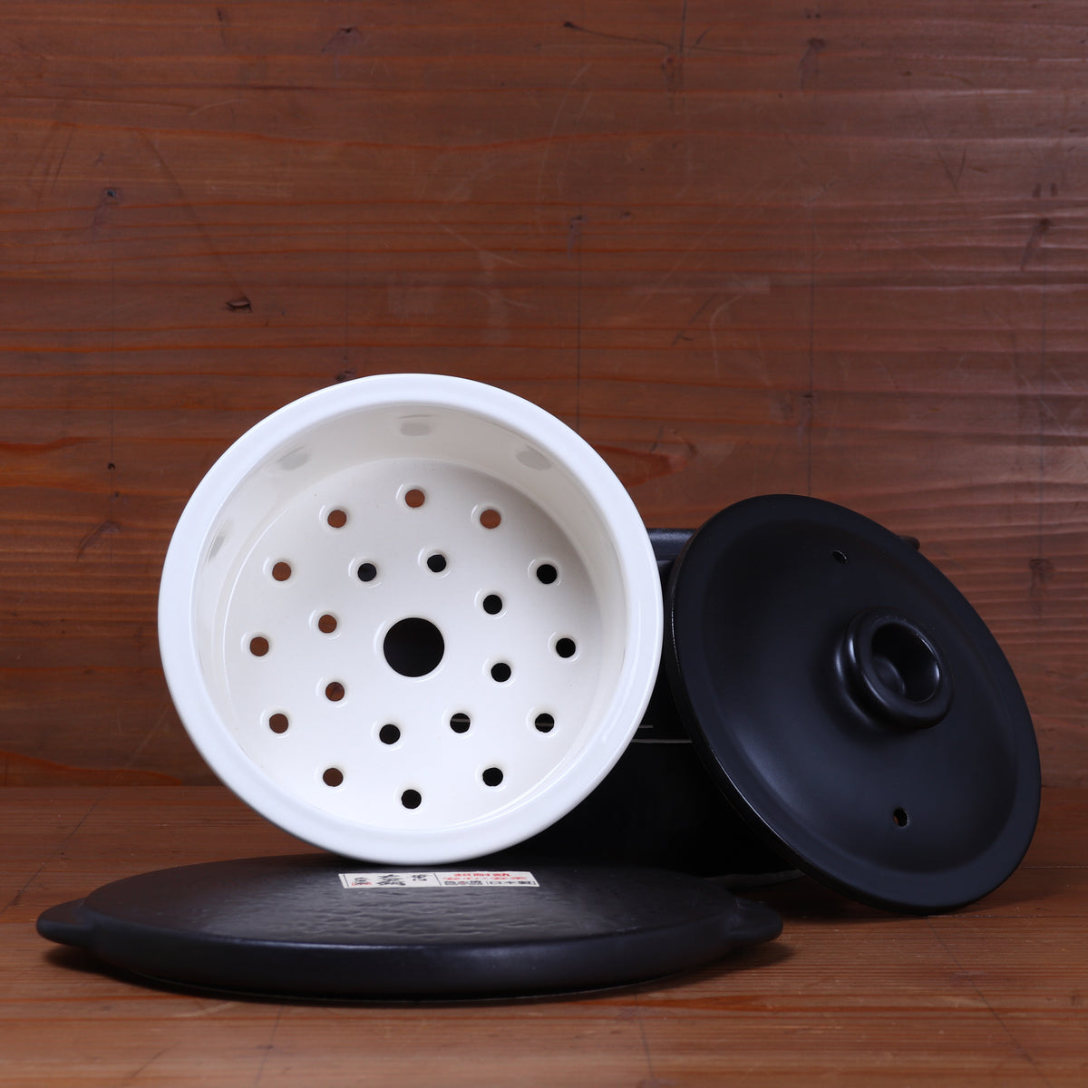 Daikoku Banko Ware Rice Donabe with Steamer Insert 3-Gou