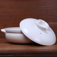 Daikoku Banko Ware Soup Donabe - Solid White