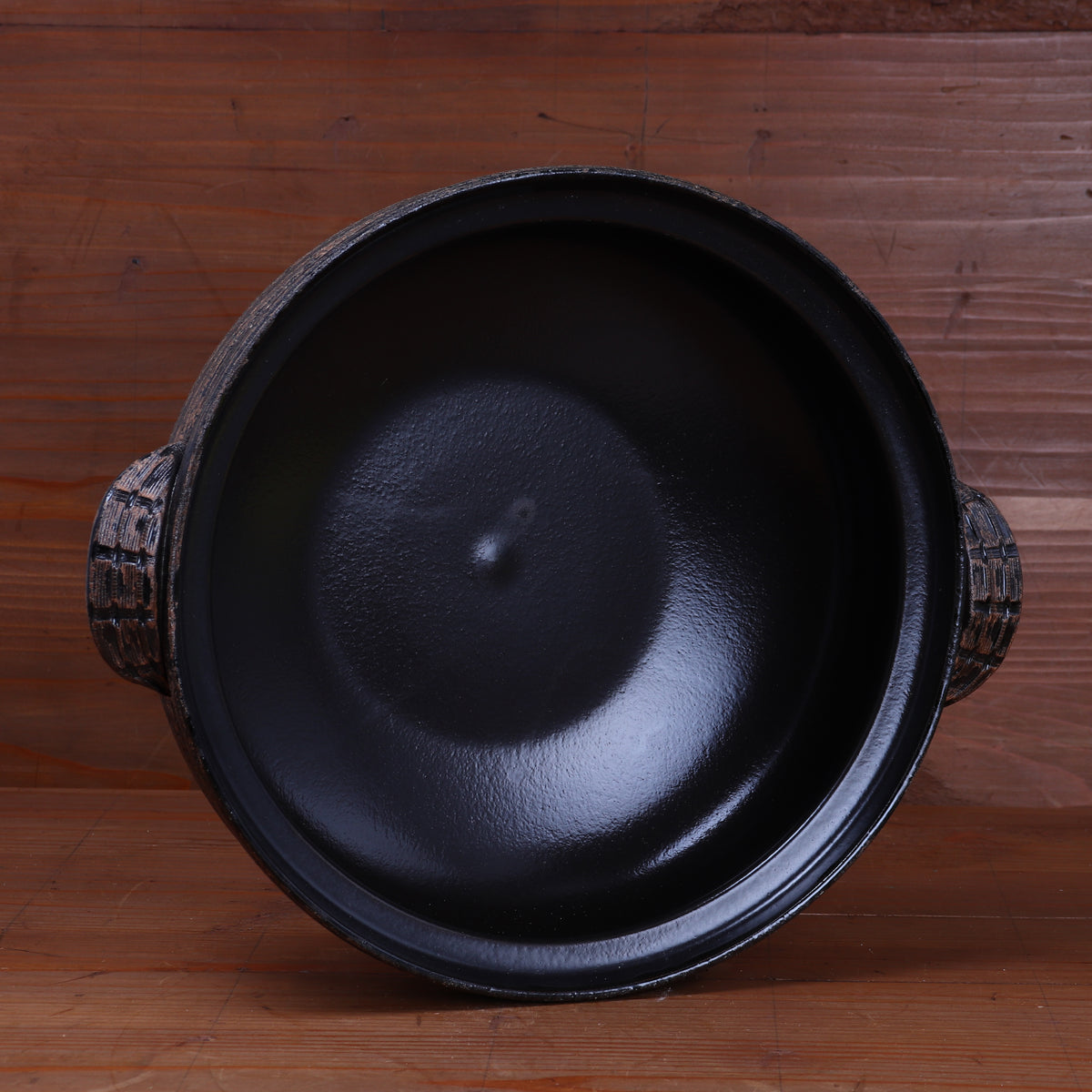 Daikoku Banko Ware Soup Donabe - Black Brushstroke