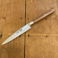 Au Sabot 4" Pointed Paring Carbon Steel Bubinga with Stainless Bolster