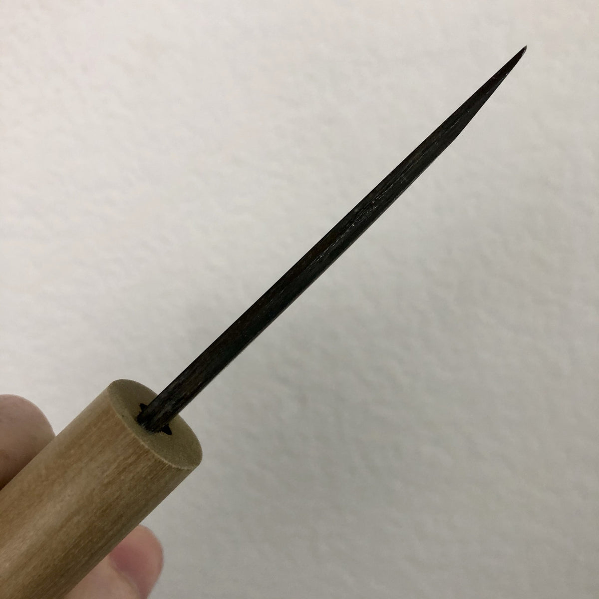 Baishinshi 20mm Kiridashi Woodworking Knife Carbon Steel Wooden Handle with Saya