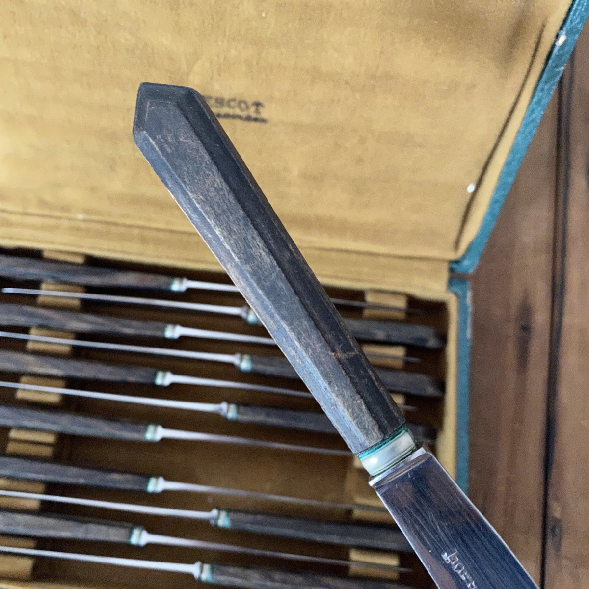 Chatellerault Dessert Knives Set of 12 1930's-50's