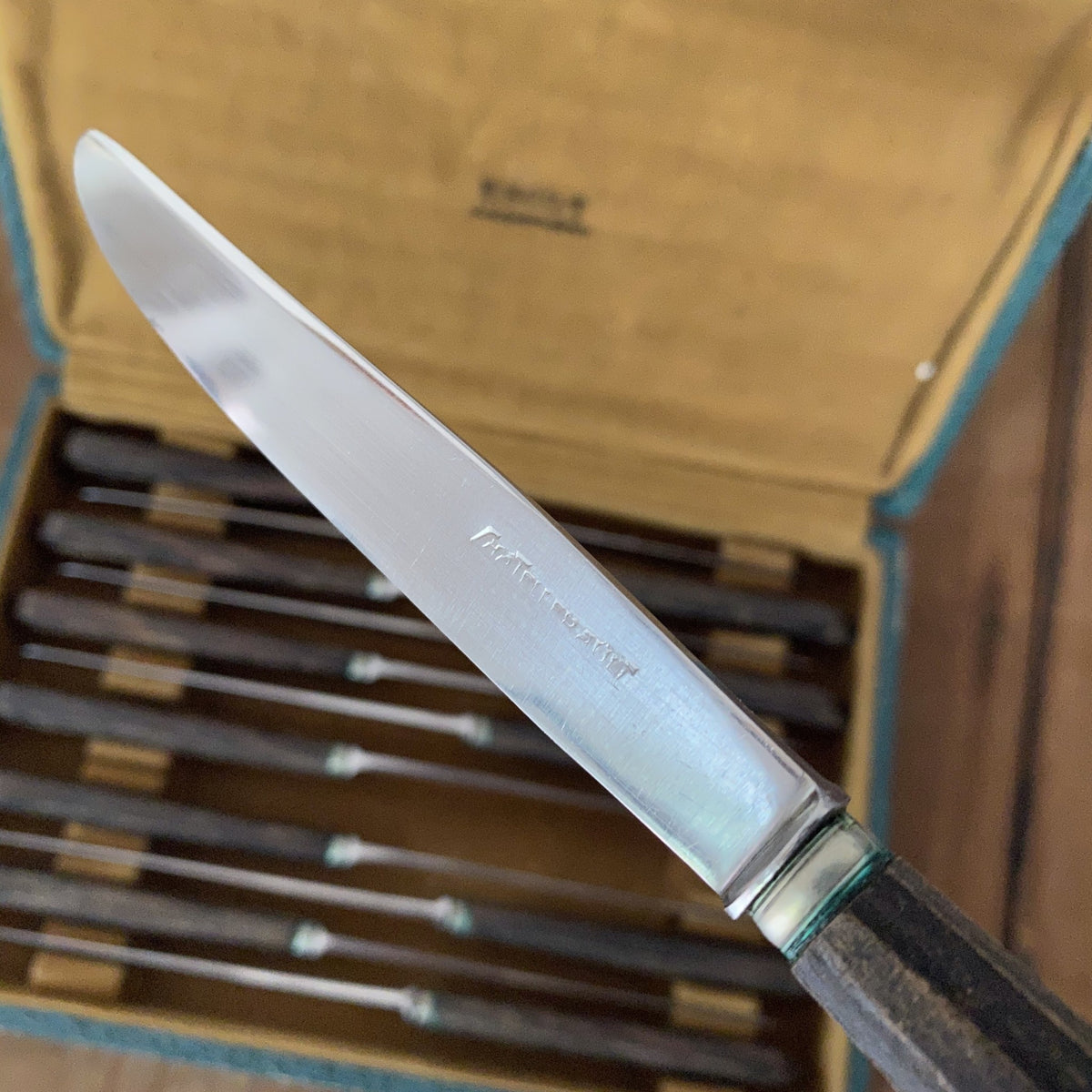 Chatellerault Dessert Knives Set of 12 1930's-50's