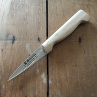 K Sabatier Saigner 3.5" / 9cm Butcher Knife Carbon Steel Beech