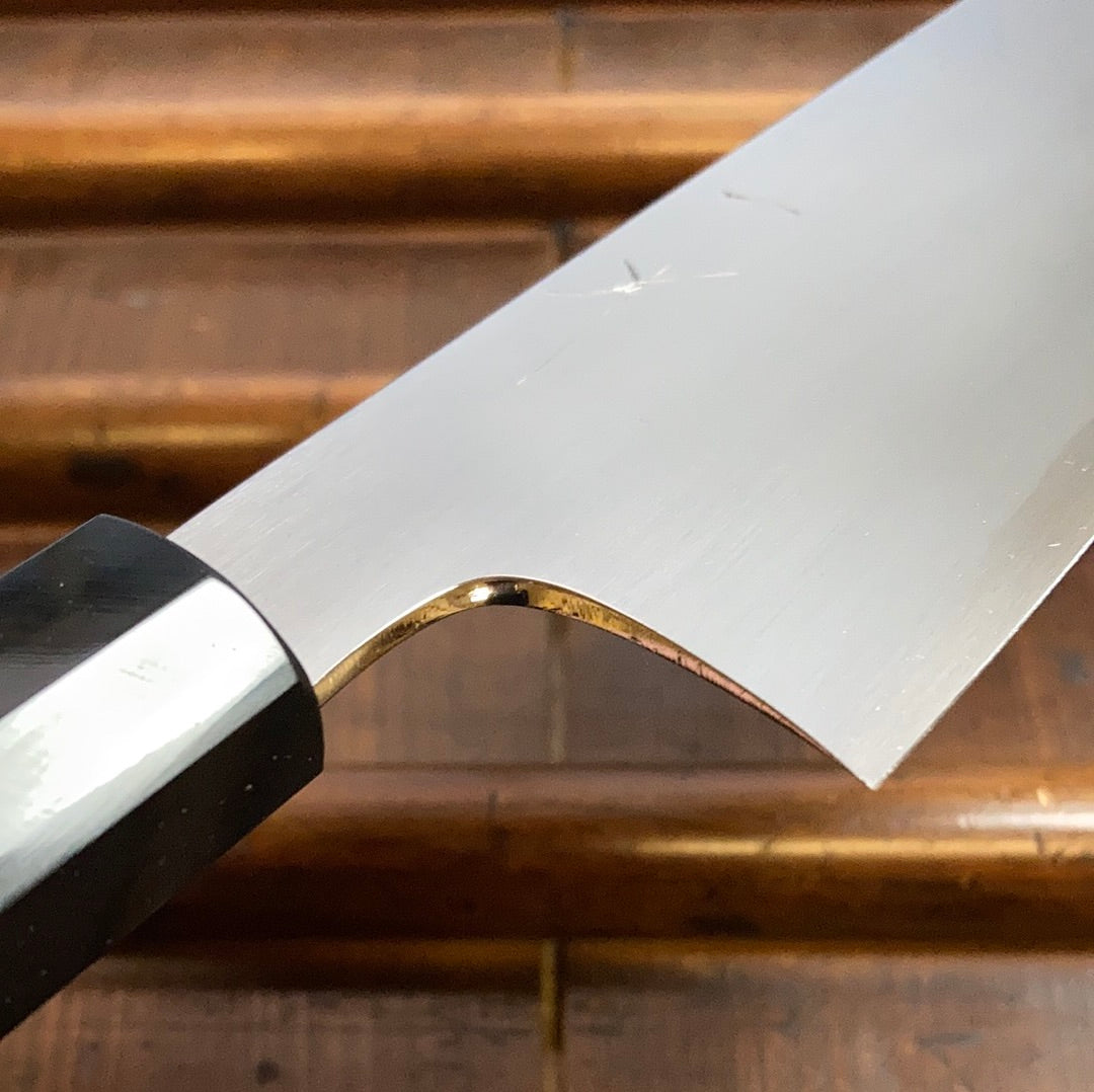 Hitohira Gorobei Rikichi 240mm Gyuto Shirogami 2 Kasumi Ho Wood