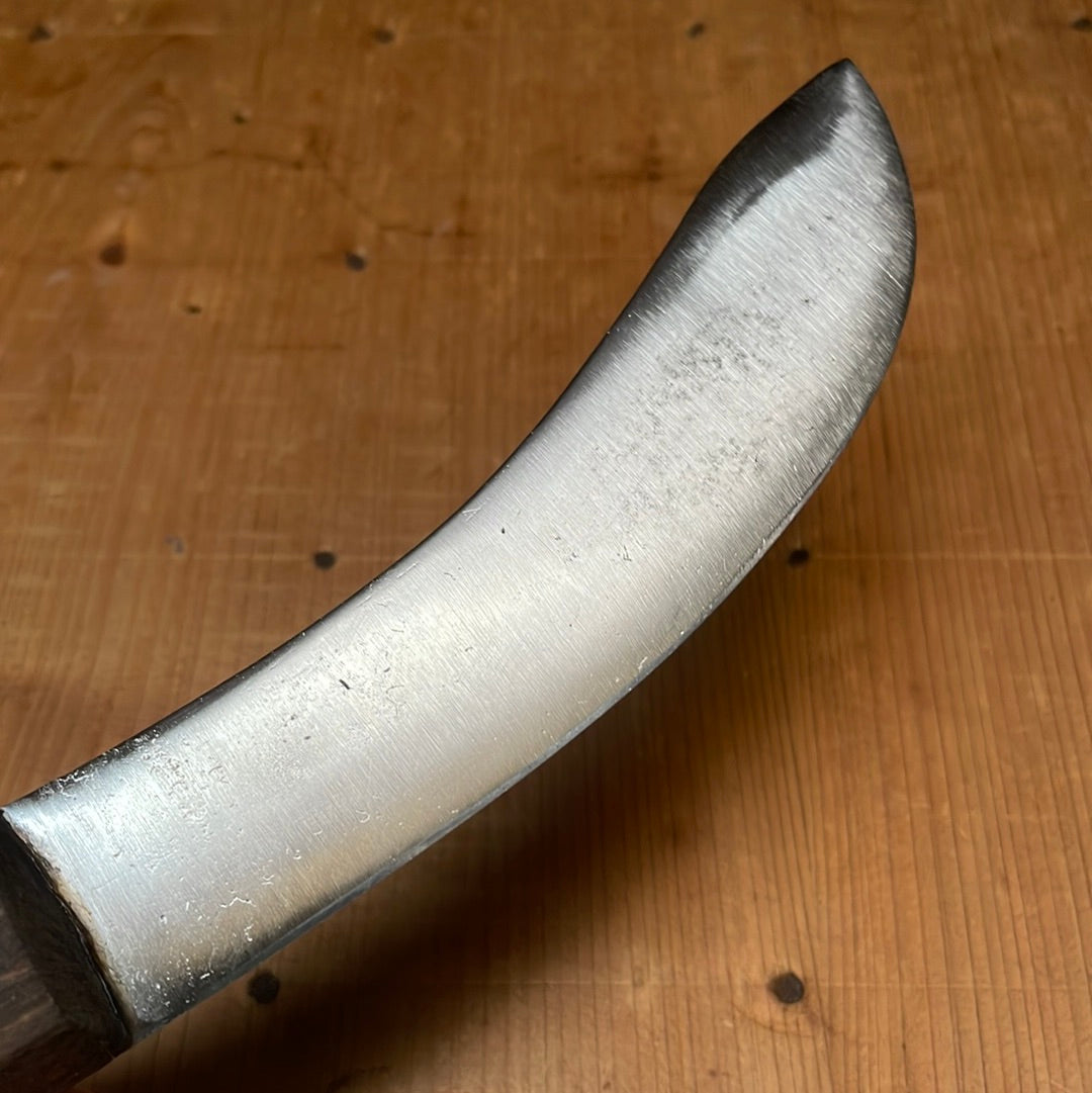 I Wilson 5.75" Skinning Knife Carbon Steel & Beechwood 1890's-1920's