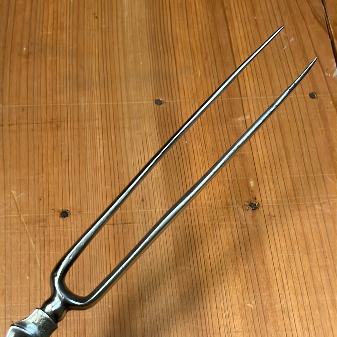 Handforged 5.5" Bayonet Carving Fork Stag Handle Gothic Style