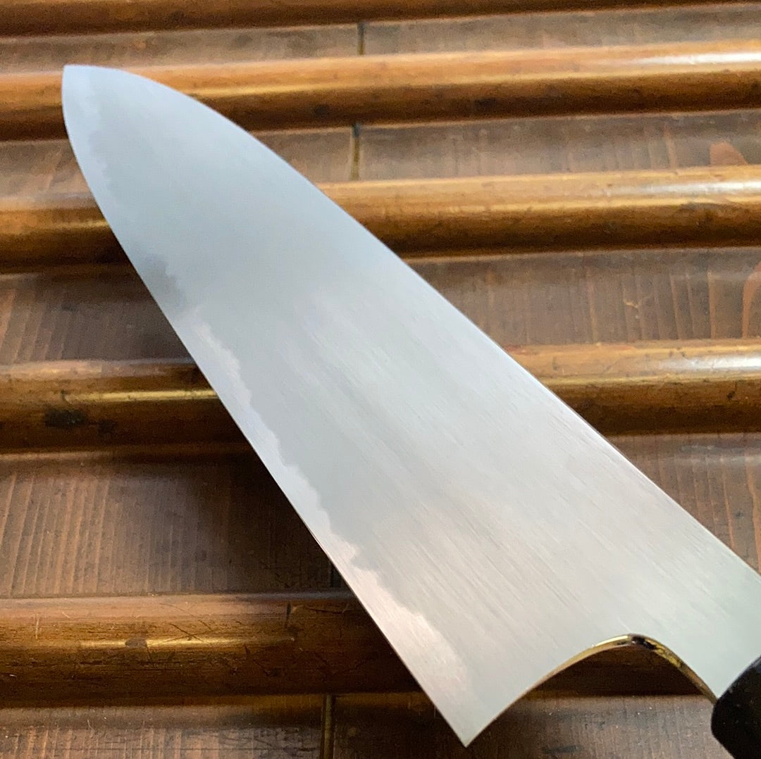 Hitohira Gorobei Rikichi 240mm Gyuto Shirogami 2 Kasumi Ho Wood