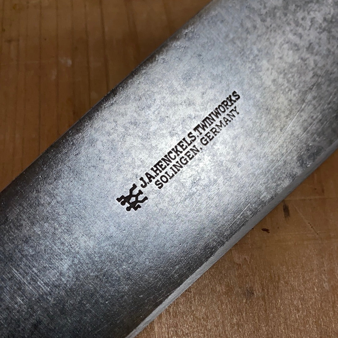 J A Henckels 10” Chef Knife Carbon Steel 1950’s-60’s 225-10”