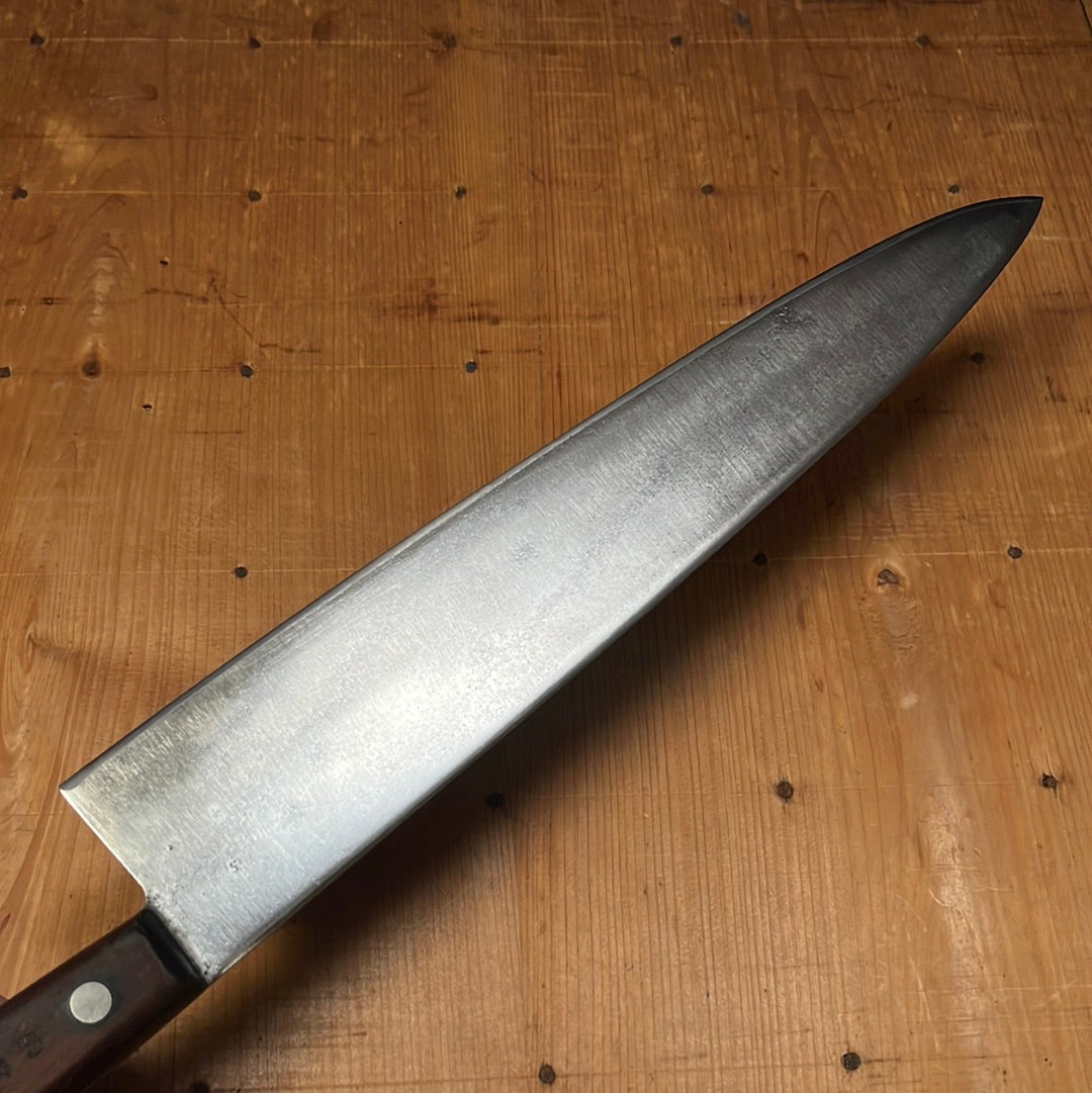 Bear Brand 12" Chef Knife Carbon Steel USA ~1950's