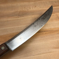 Dexter 10" Scimitar Carbon Steel Hollow Ground Rosewood 1950's-70's