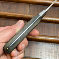Emouleur Thiernois 8” Chef Knife Carbon Steel Beech Handle 1950’s?
