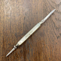 T Hessenbruch & Co 2 7/8" Pen Knife Pearl 1873-1906 Philadelphia