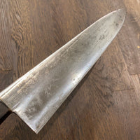 Hammer Forged 10.5” Chef Knife Carbon Steel 1930’s-60’s Rosewood Handle