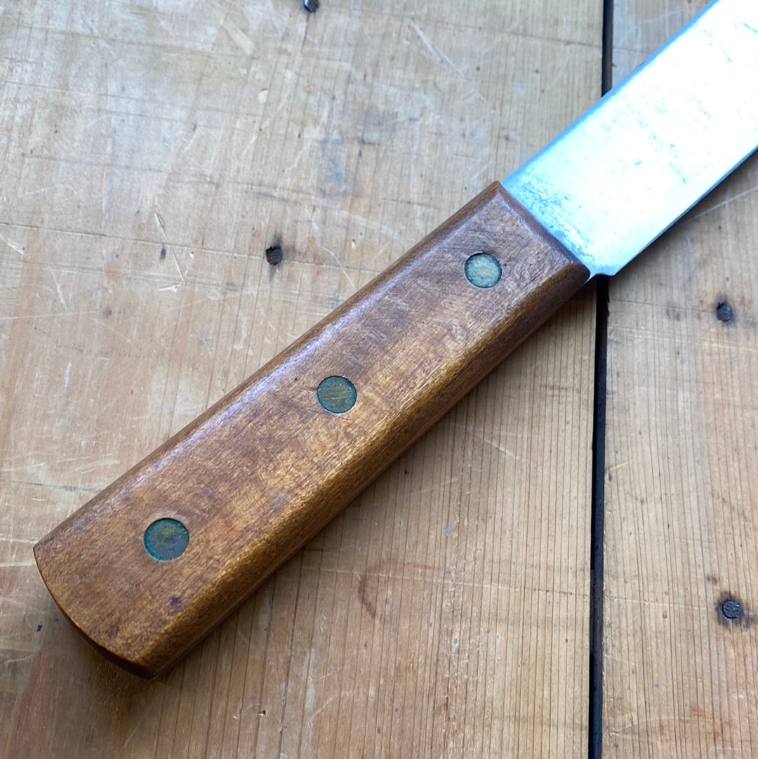 J Russell 10” Bullnose Scimitar Carbon Steel Made For US Military 1953