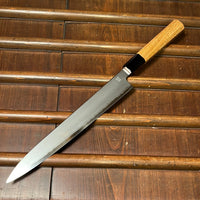 Myojin Naohito 255mm Sujihiki SG2 Stainless Kasumi Teak