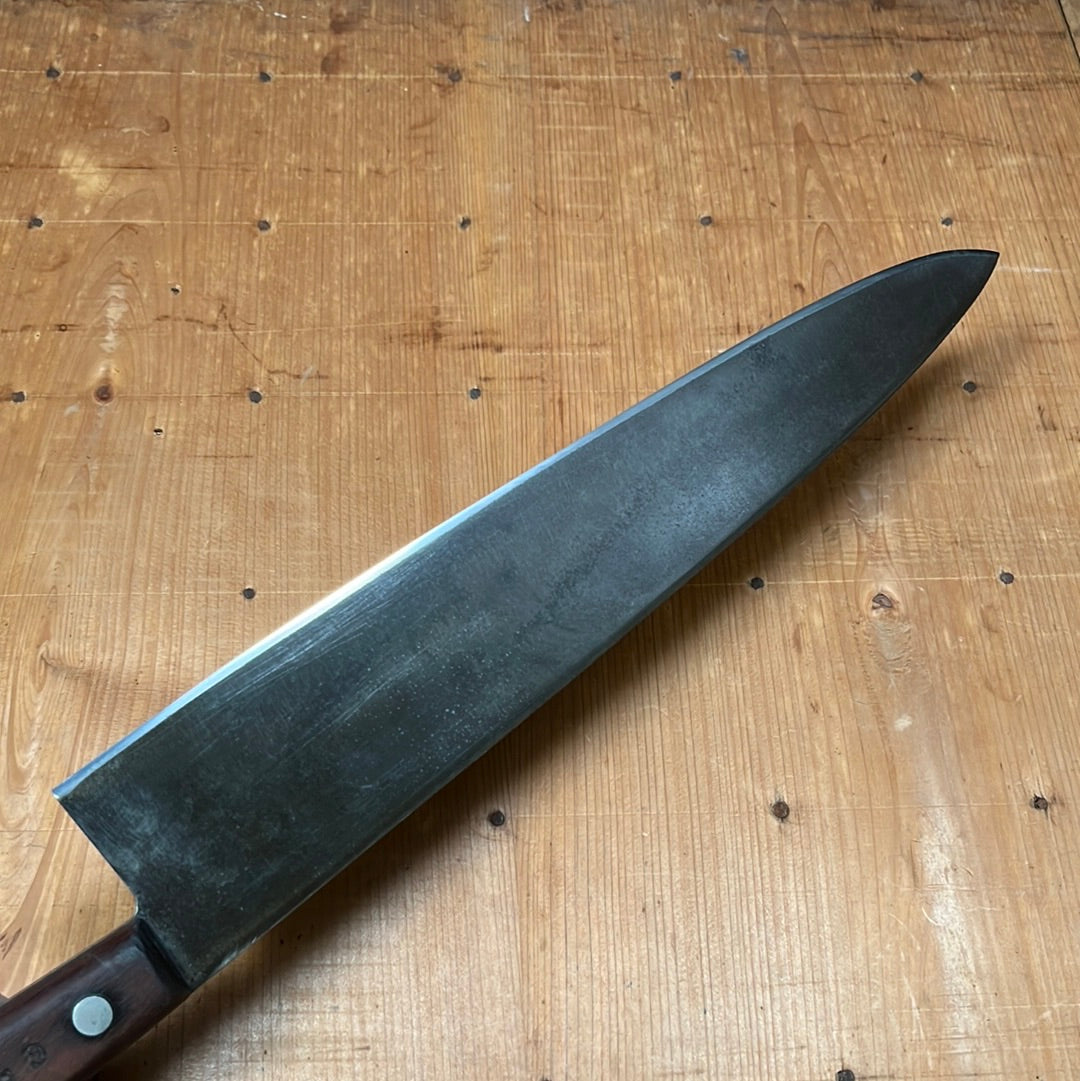 Bear Brand 12" Chef Knife Carbon Steel USA ~1950's