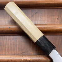 Sakai Kikumori Tanaka x Bernal Cutlery Sori 225mm Kiritsuke Gyuto Aogami 1 Suminagashi