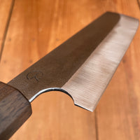Alma Knife Co. Nakiri 52100 Nashiji - Wenge African Blackwood