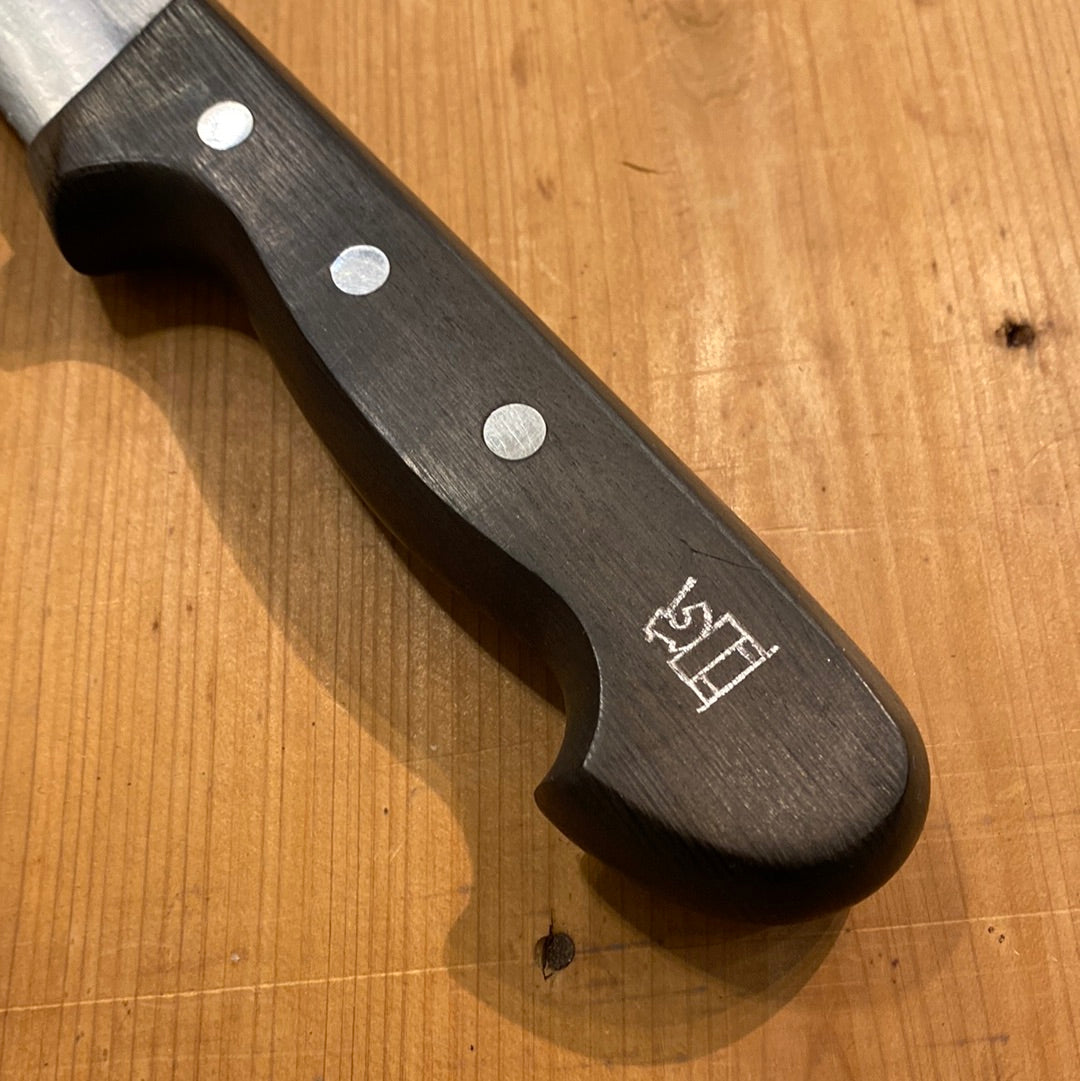 Gustav Emil Ern 10” Bullnose Butcher Knife Solingen Early 1980’s