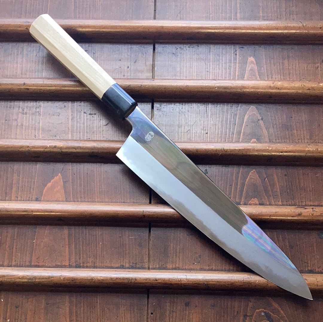 Sakai Kikumori Choyo 270mm Gyuto Shirogami 2 with Saya