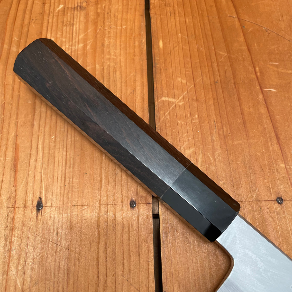 Hatsukokuro Nakagawa 240mm Gyuto Aogami 1 Damascus Ebony Handle