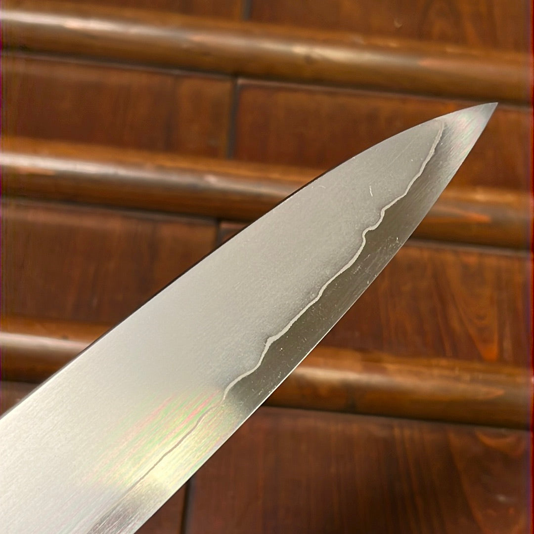 Myojin Naohito 255mm Sujihiki SG2 Stainless Kasumi Teak