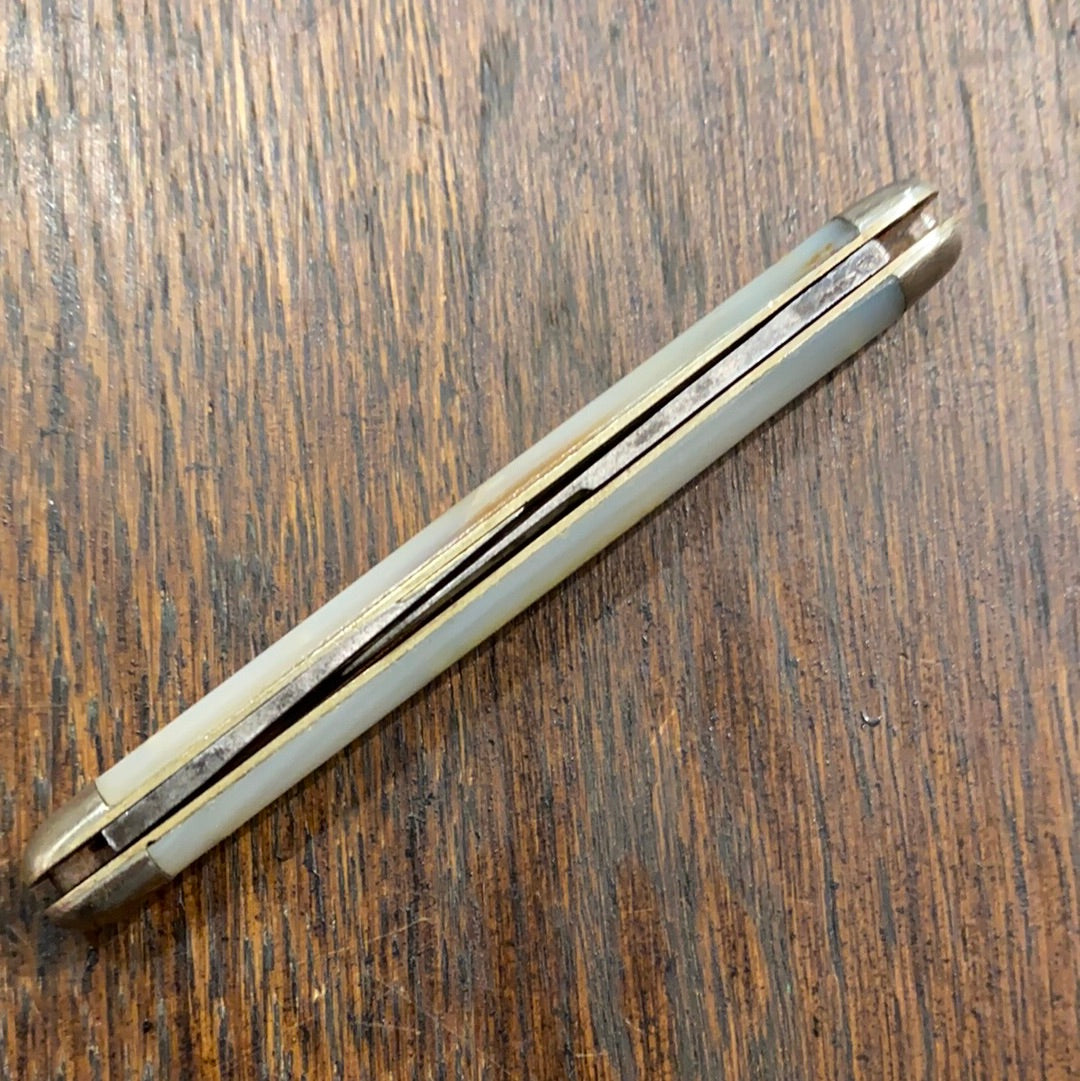 T Hessenbruch & Co 2 7/8" Pen Knife Pearl 1873-1906 Philadelphia