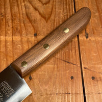 Friedr Herder 7" Santoku Carbon Walnut Handle