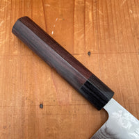 Hitohira Setsu Forged 165mm Santoku VG10 Damascus Rosewood