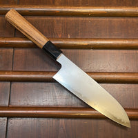 Myojin Naohito 180mm Santoku SG2 Stainless Kasumi Teak