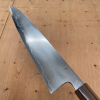 Takada no Hamono 240mm Gyuto Iron Clad Aogami 2 Suiboku Finish Cherry & Ebony Octagonal