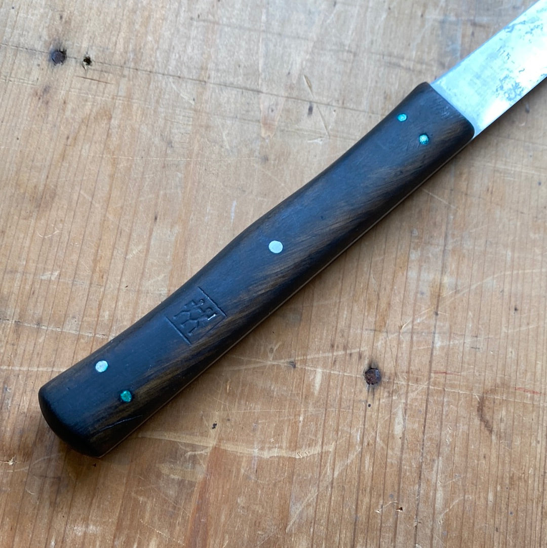 J A Henckels 12.25” Flexible Slicer Salmon / Ham Carbon Steel 1950’s