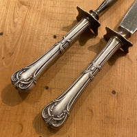 Keen Kutter Carving Knife & Steel Carbon Steel & Silverplate 1920’s?