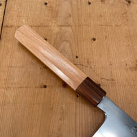Takada no Hamono 240mm Gyuto Iron Clad Aogami 2 Suiboku Finish Cherry & Ebony Octagonal