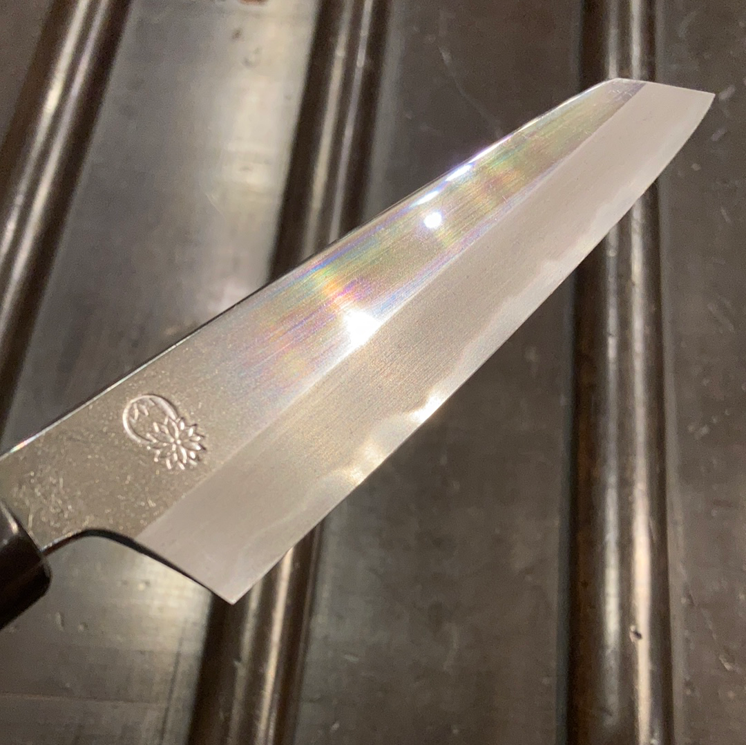 Sakai Kikumori Choyo 135mm Kiritsuke Petty Aogami 1 with Saya