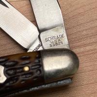 Schrade 3.5” Stockman Stainless USA 1970’s