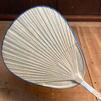 Kutami Japanese Uchiwa Fan - Blue Arches