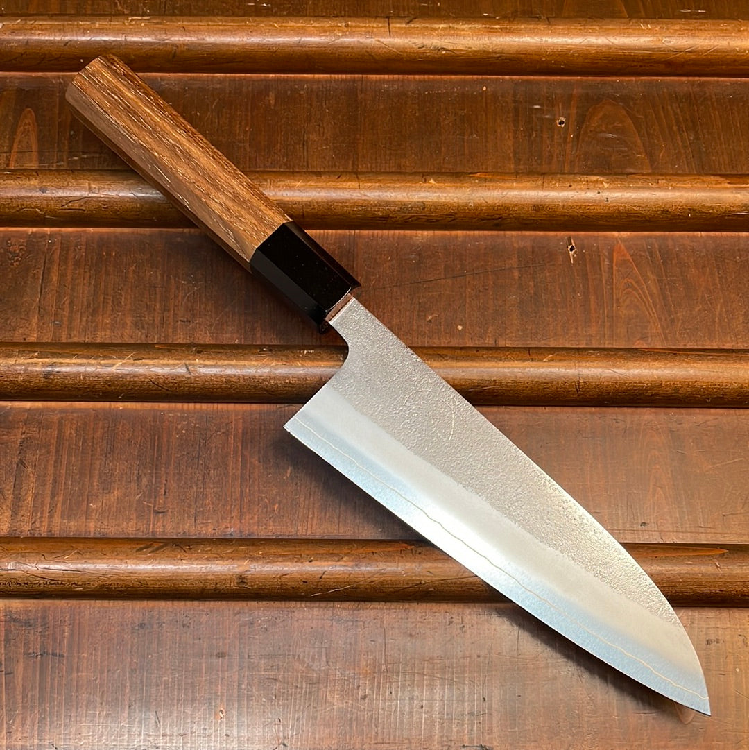 Yoshikane Hamono 165mm Santoku SKD Nashiji Teak Handle