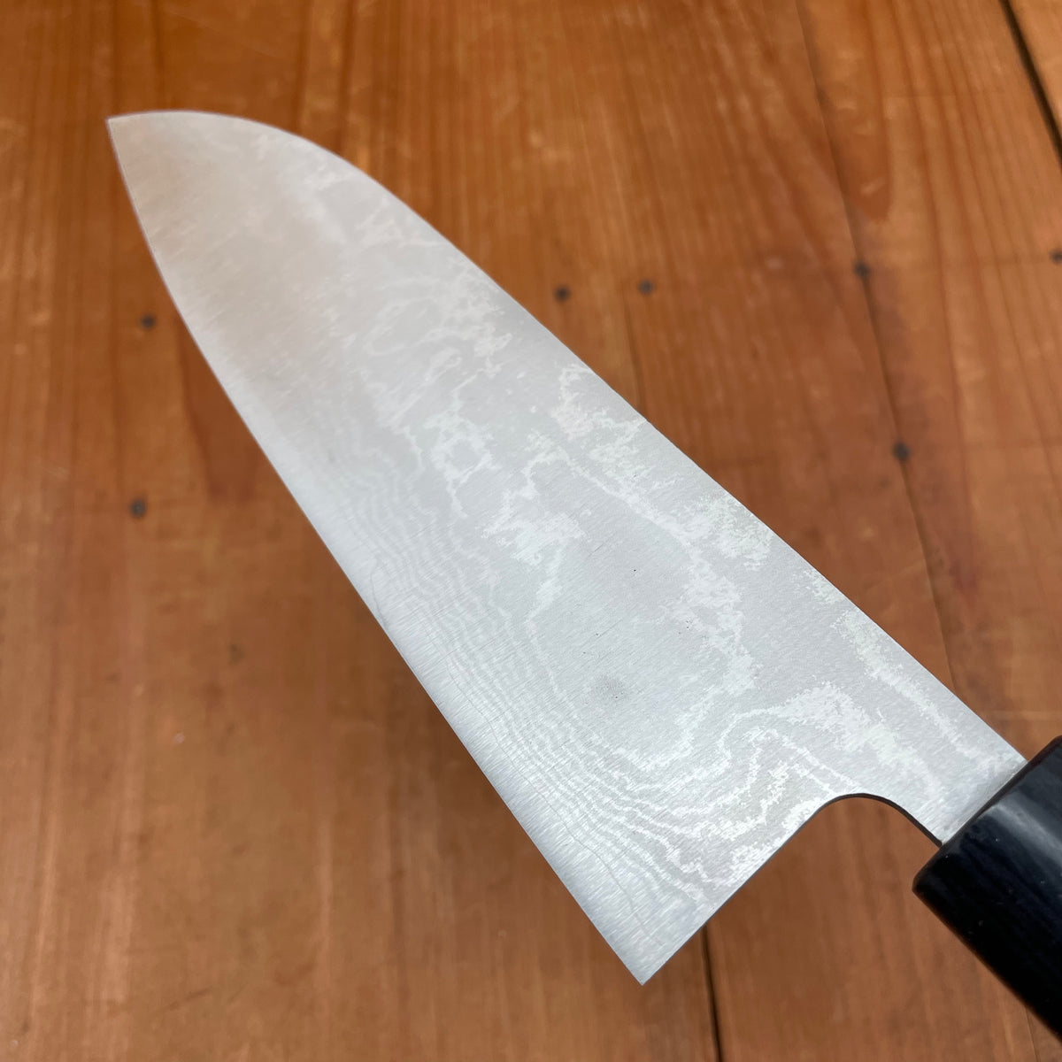 Hitohira Setsu Forged 165mm Santoku VG10 Damascus Rosewood