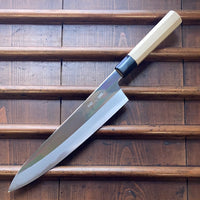 Sakai Kikumori Choyo 270mm Gyuto Shirogami 2 with Saya