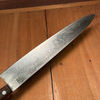 KA-BAR 14" Chef Knife Carbon Steel Custom Rosewood Handle